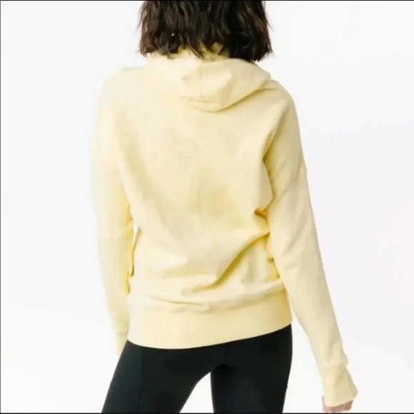 ZYIA ACTIVE YELLOW COWL NECK HOODIE - Picture 2 of 6